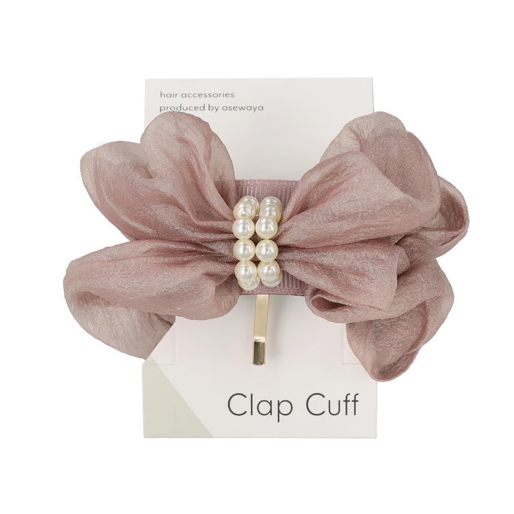 Pearlized Bow Pony Hook