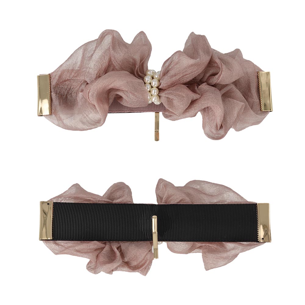 Pearlized Bow Pony Hook