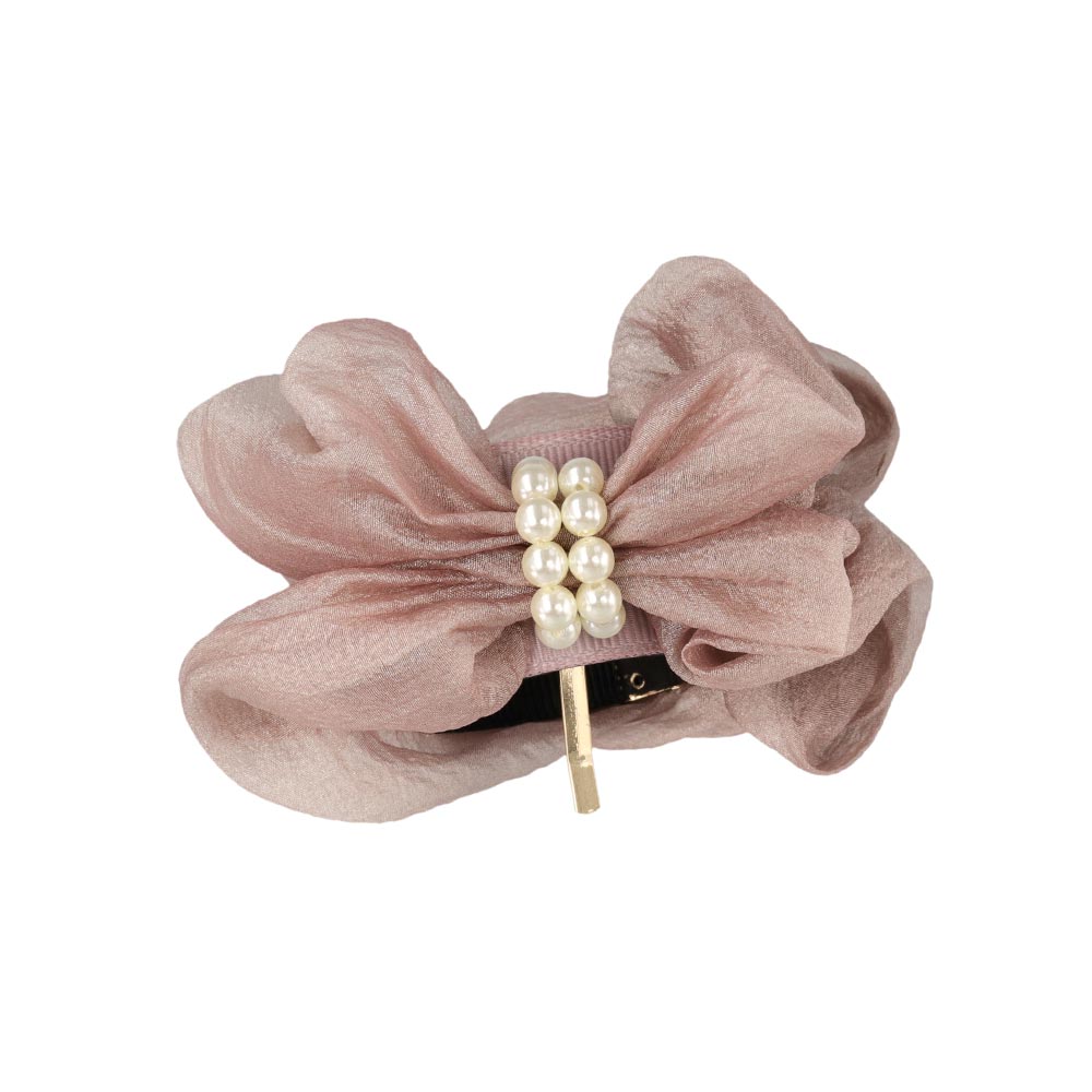 Pearlized Bow Pony Hook