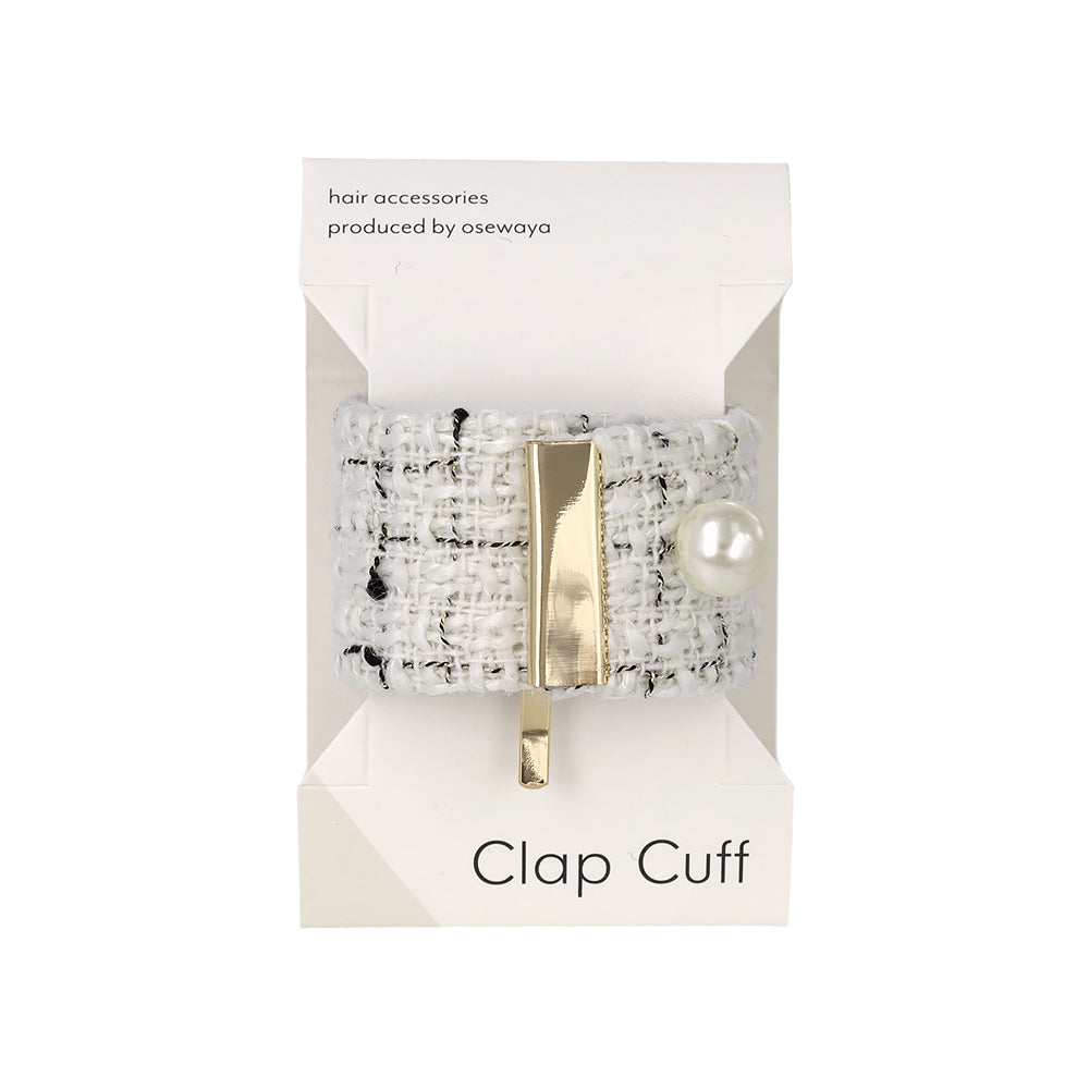 Tweed Snap Band Pony Hook