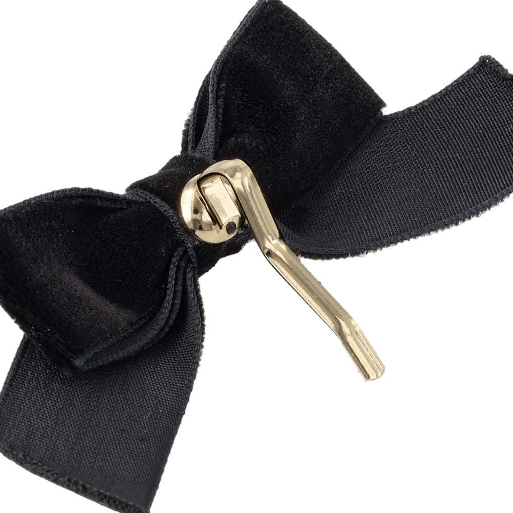 Velvet Bow Pony Hook Set