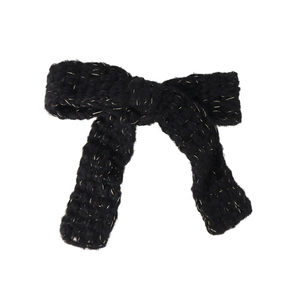 Knitted Bow Pony Hook