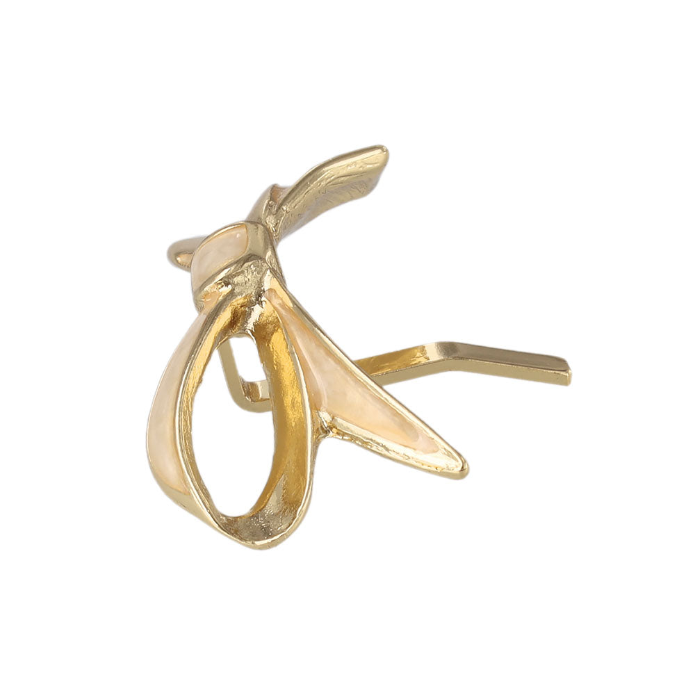 Asymmetric Skinny Bow Pony Hook