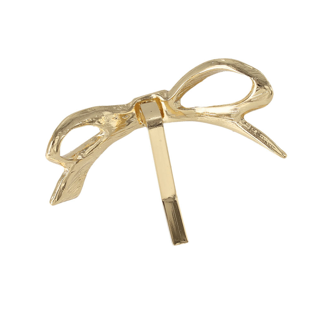 Asymmetric Skinny Bow Pony Hook