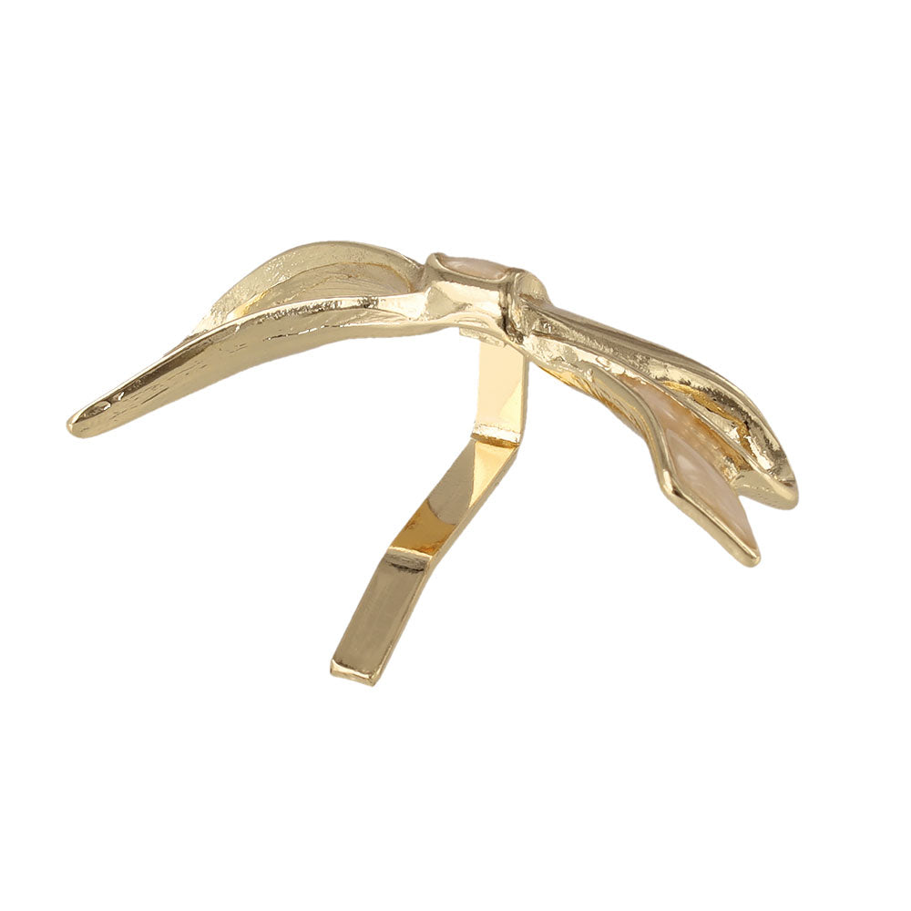 Asymmetric Skinny Bow Pony Hook