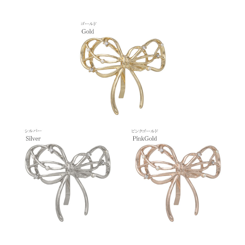 Skinny Layered Bow Pony Hook
