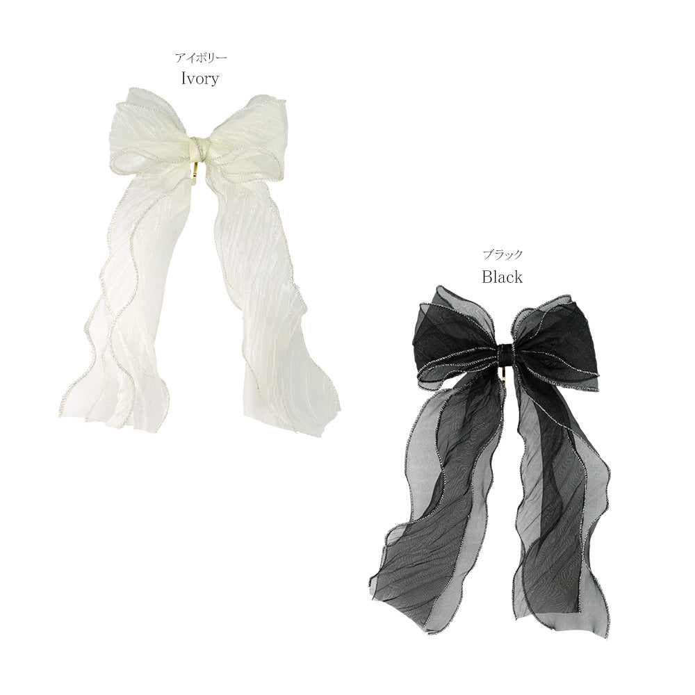 Oversized Longtail Bow Pony Hook