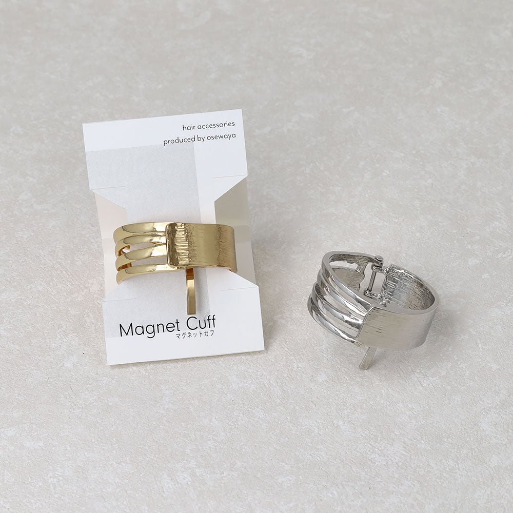 Textured Metal Cuff Pony Hook