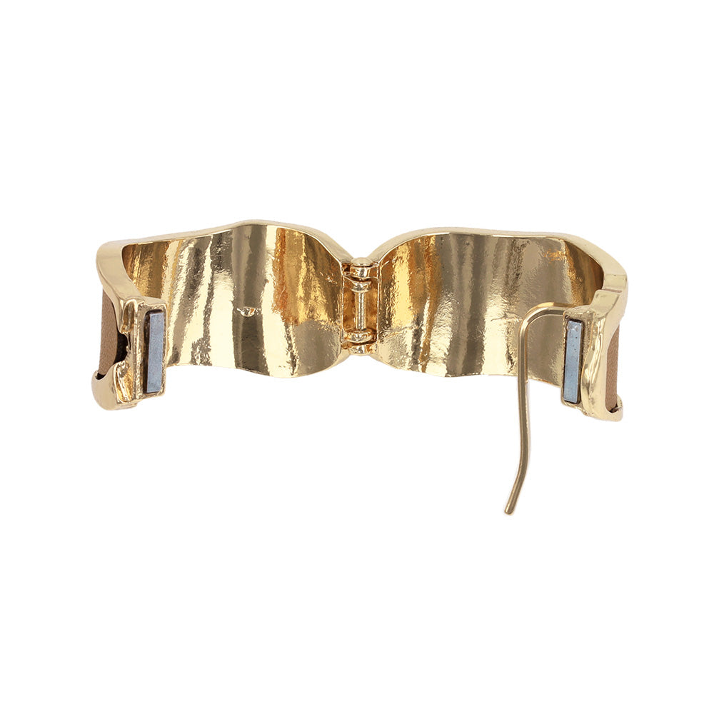 Faux Leather Cuff Pony Hook
