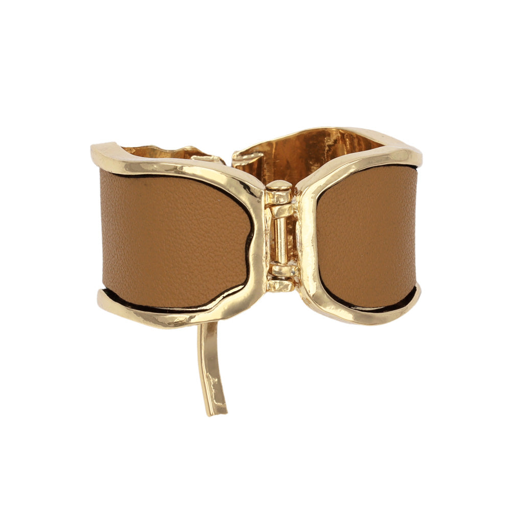 Faux Leather Cuff Pony Hook