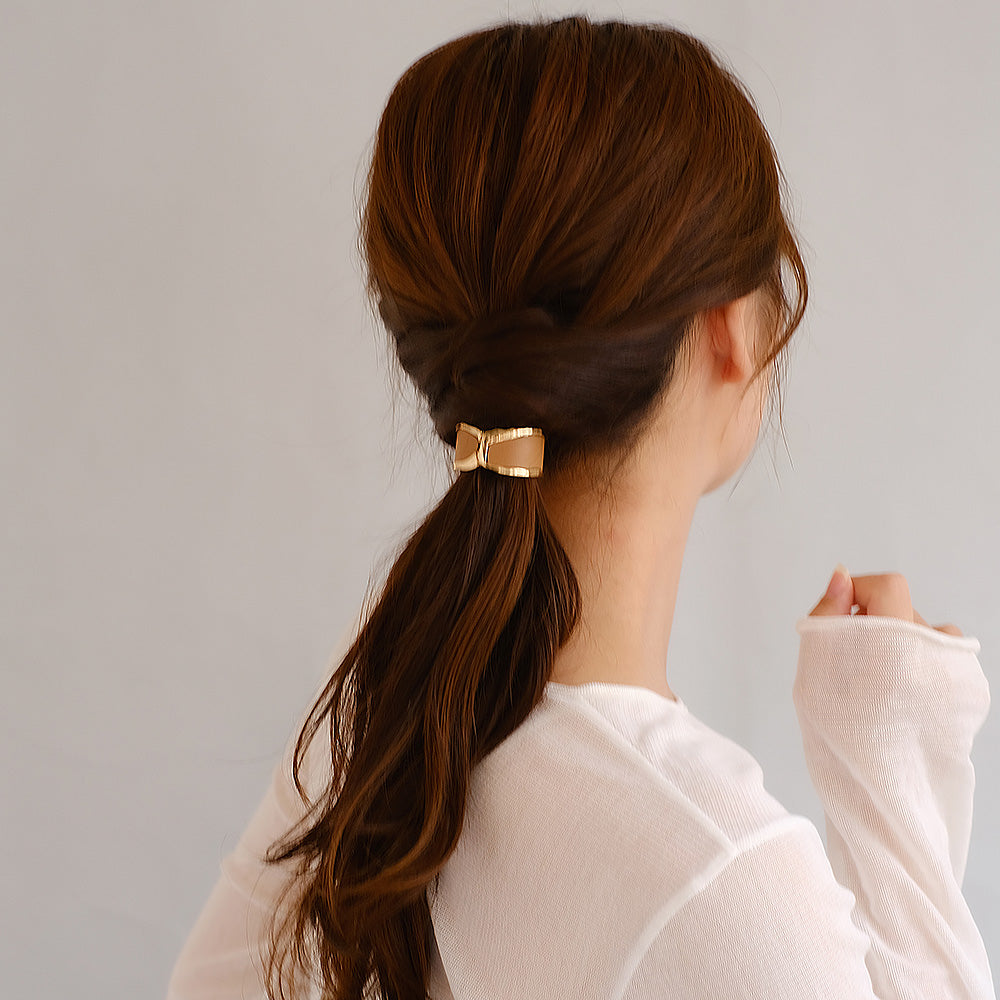 Faux Leather Cuff Pony Hook