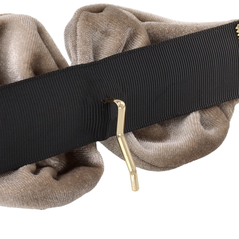 Velvet Snap Band Pony Hook