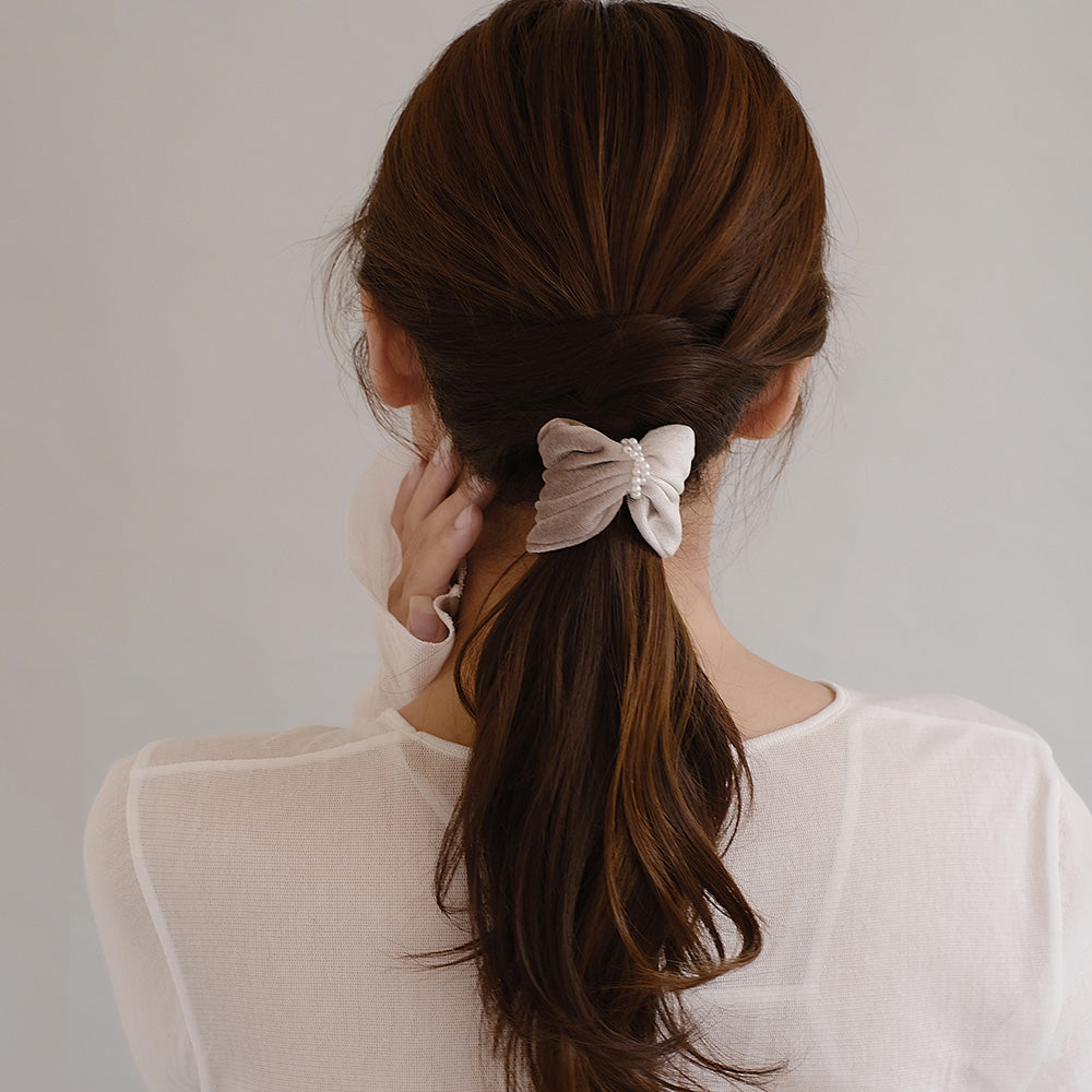 Velvet Snap Band Pony Hook