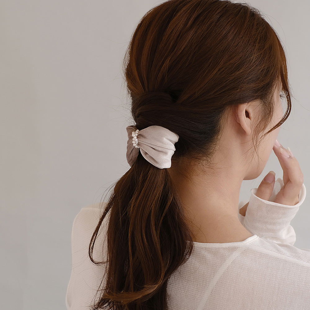 Velvet Snap Band Pony Hook