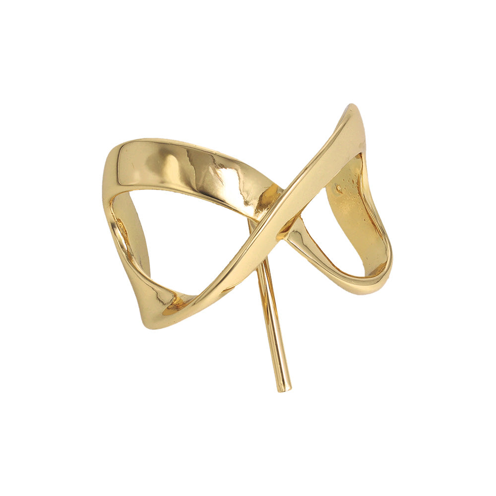Sculptural Infinity Pony Hook
