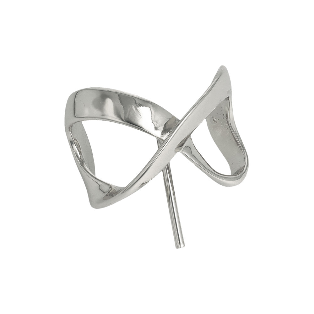 Sculptural Infinity Pony Hook