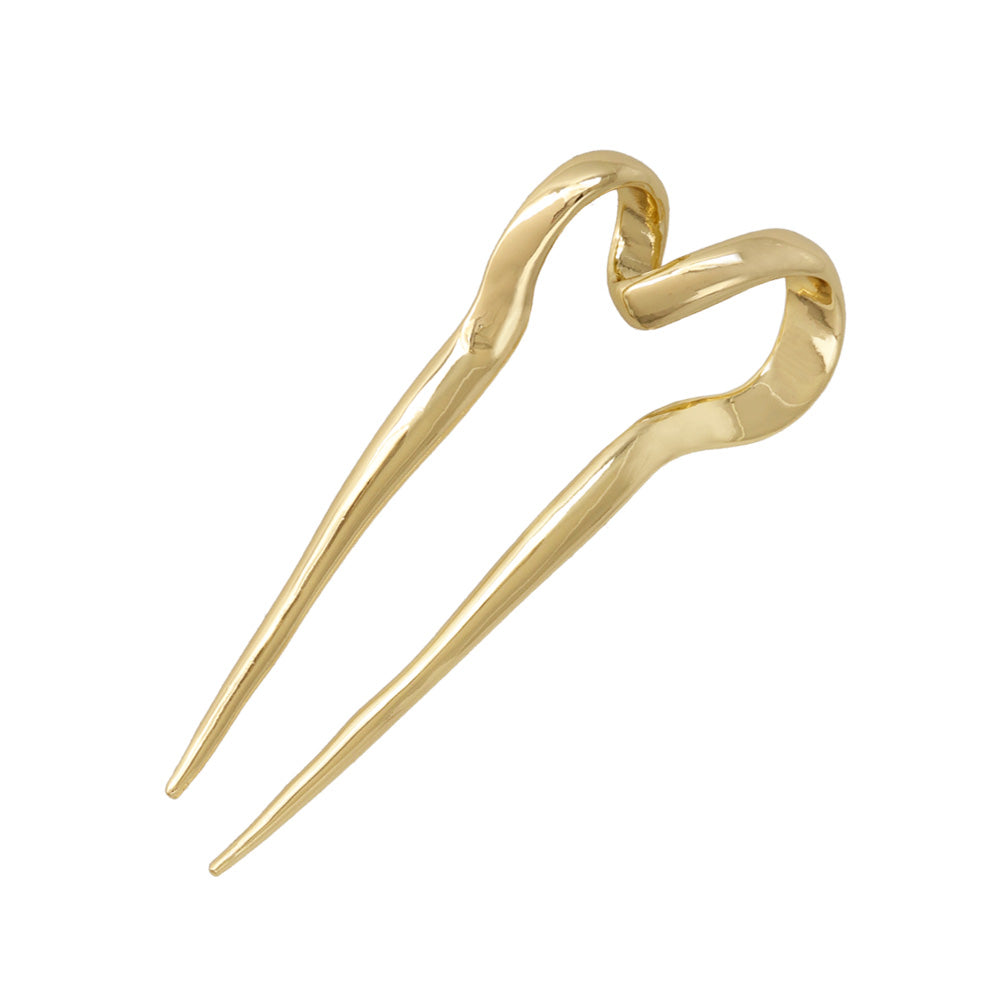 Twisted Heart Hair Stick