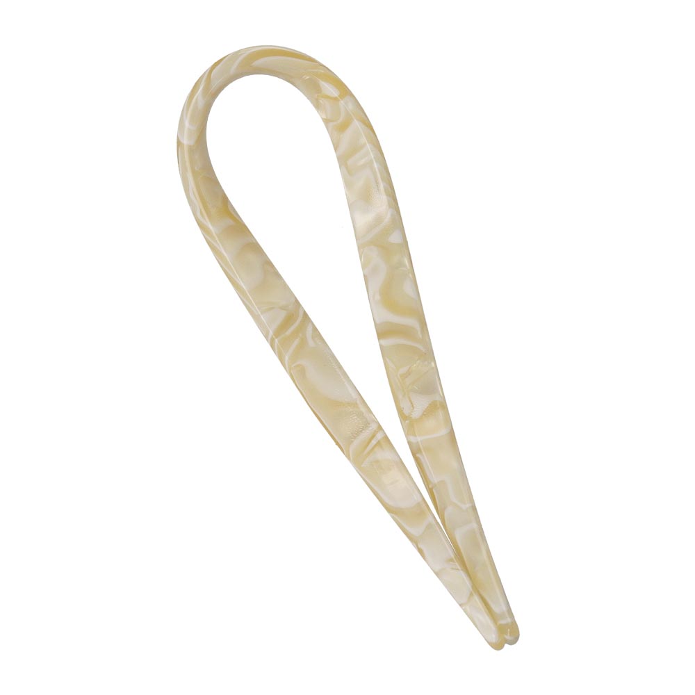 Marble U Shaped Hair Stick