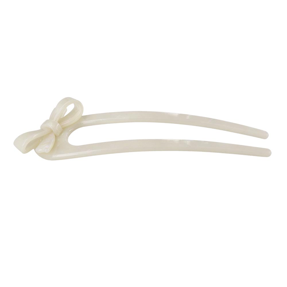 Marble Bowknot Hair Stick