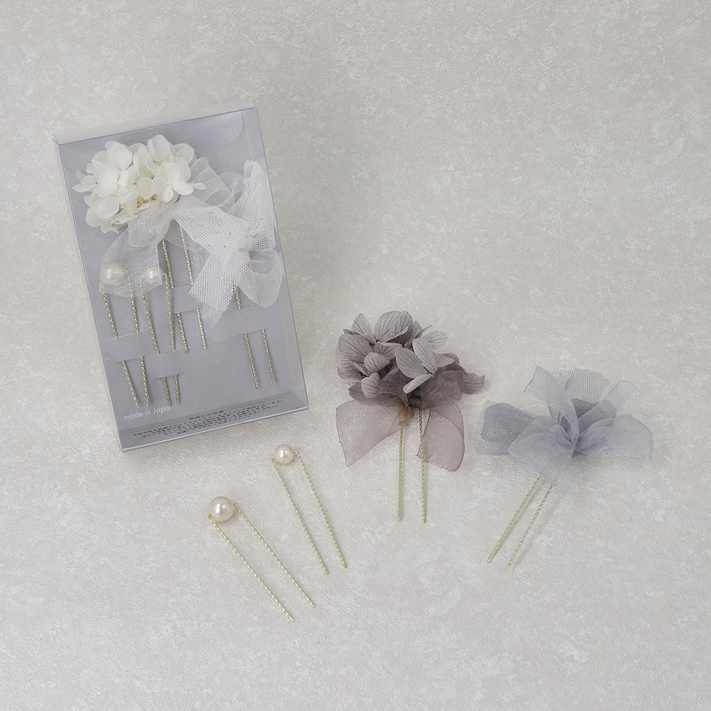 Dried Flower Hairpin Set