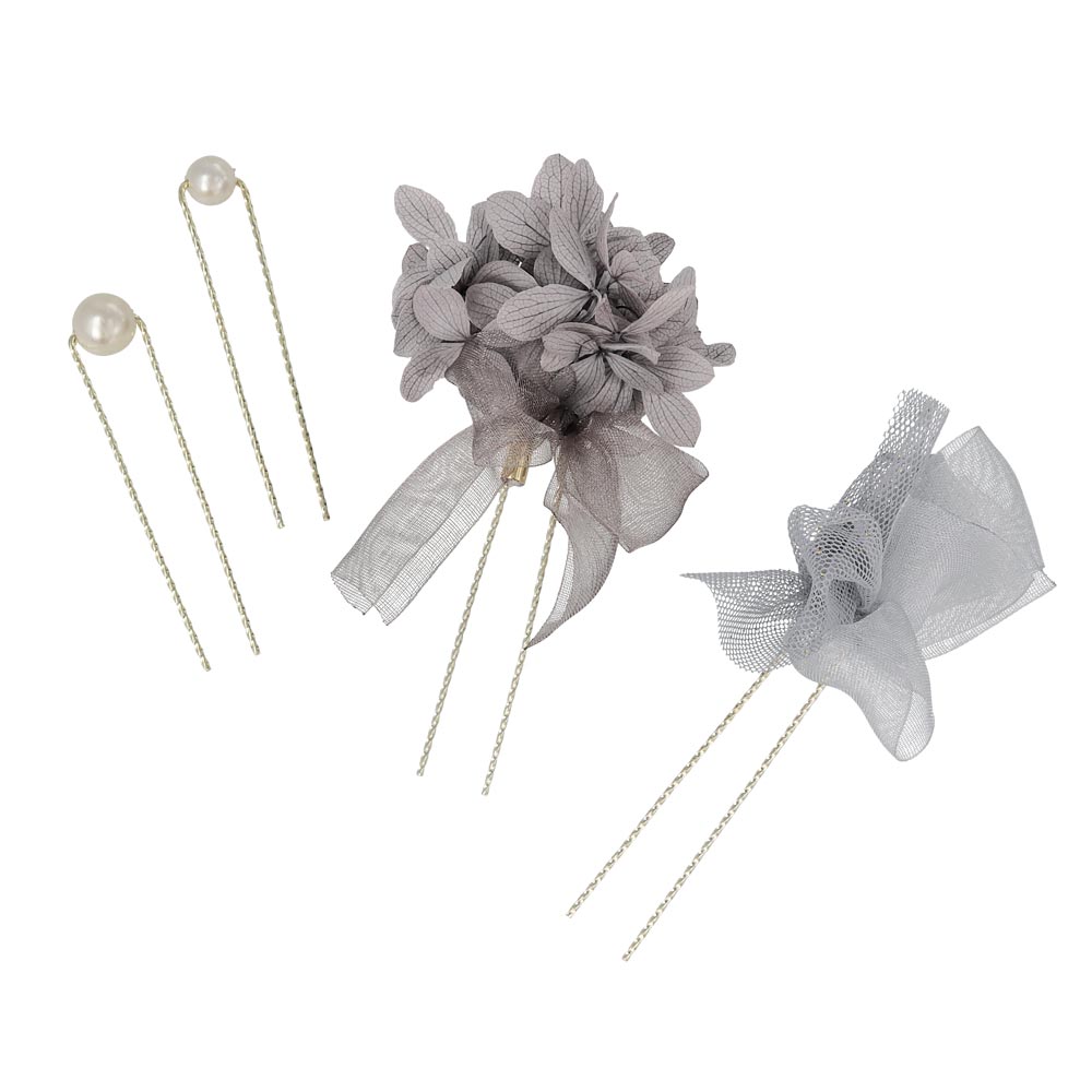 Dried Flower Hairpin Set
