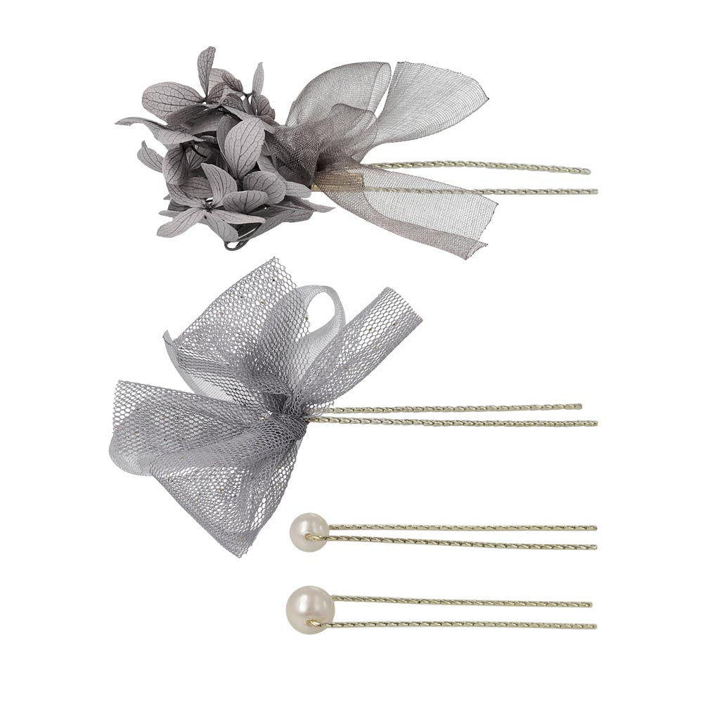 Dried Flower Hairpin Set