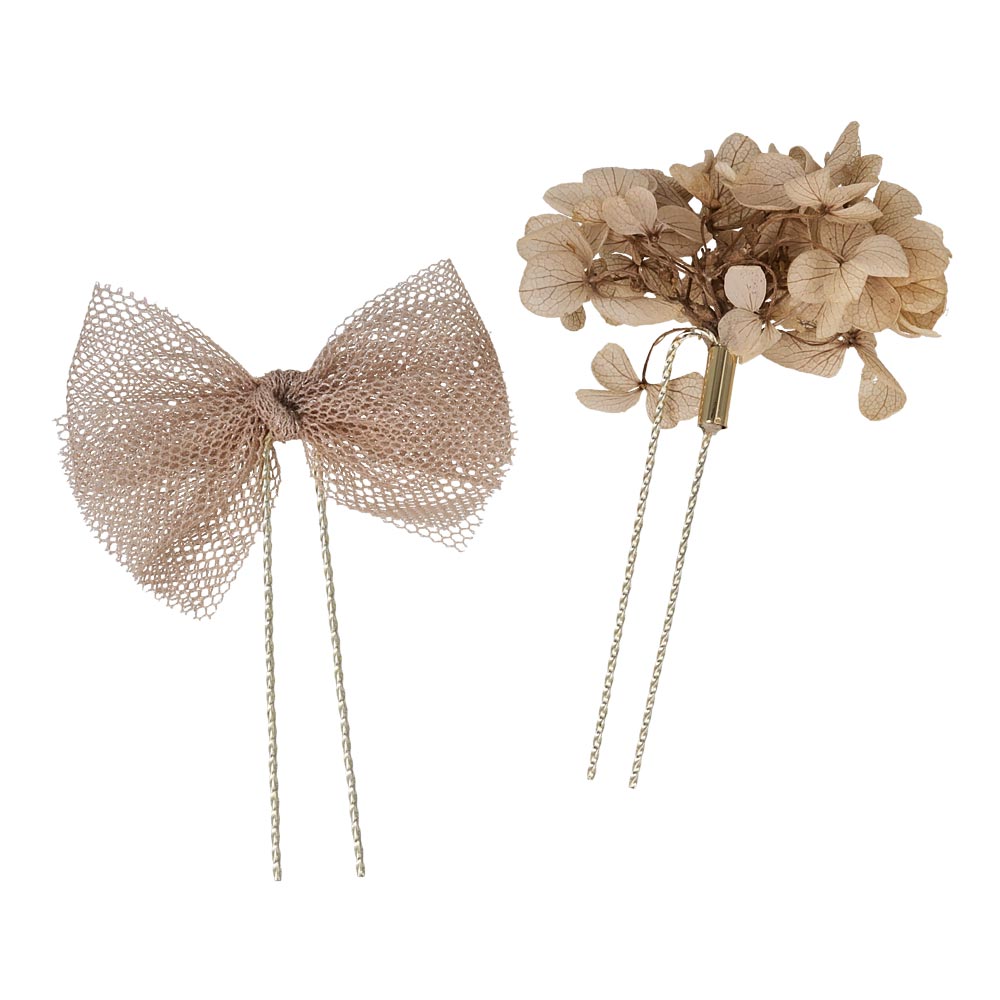 Dried Flower Hairpin Set