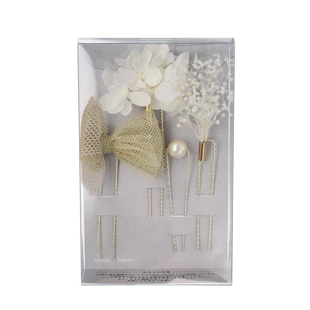Dried Flower Hairpin Set