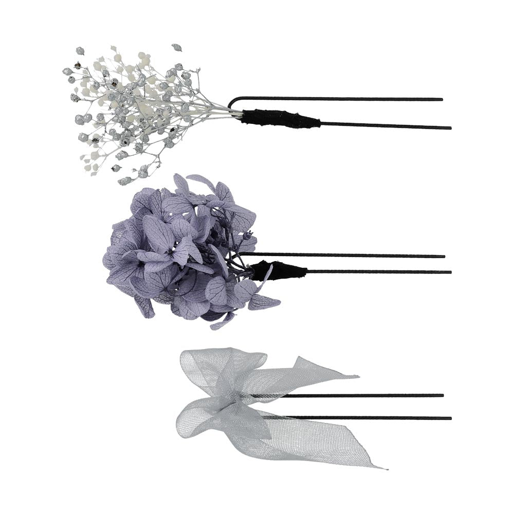 Dried Flower Hairpin Set