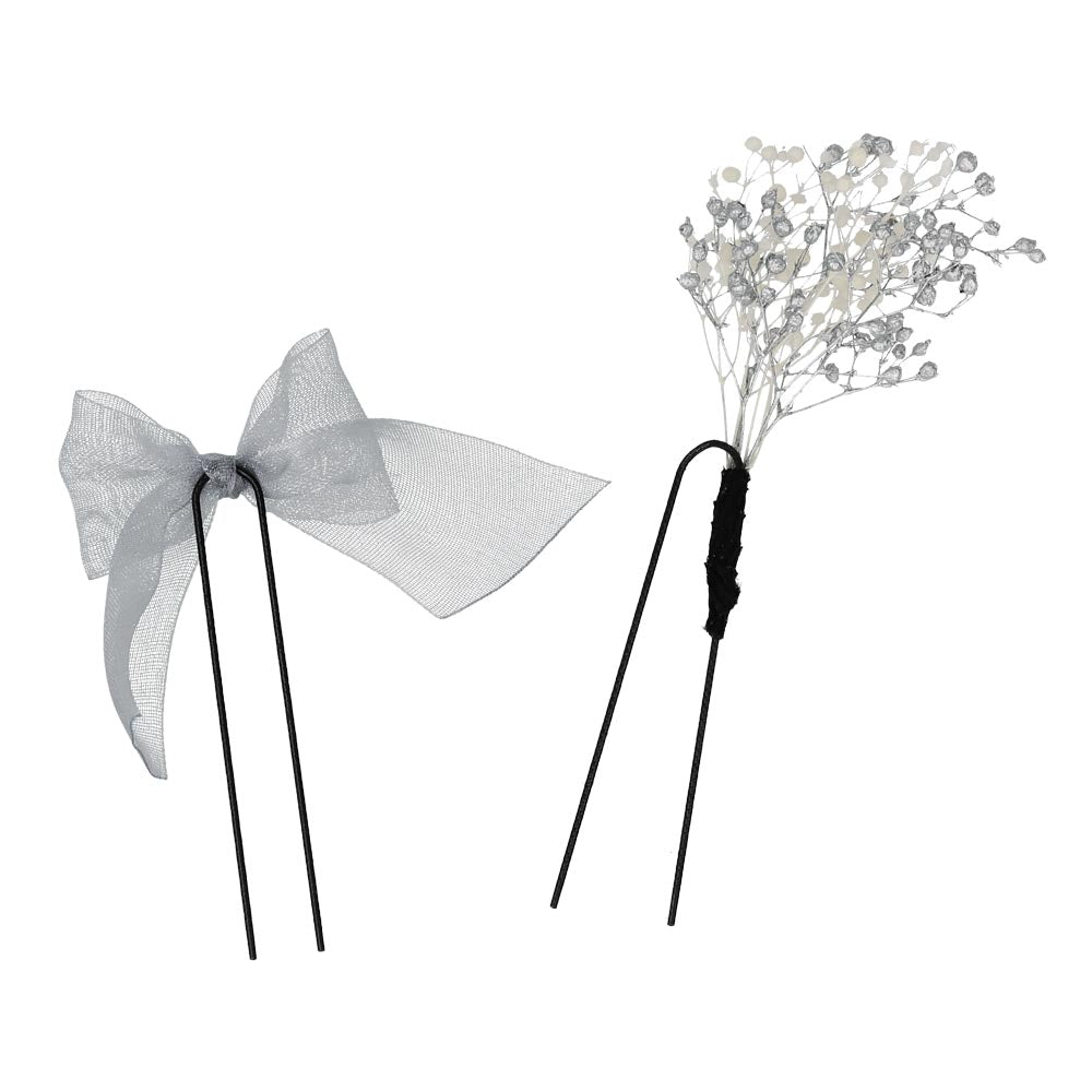 Dried Flower Hairpin Set