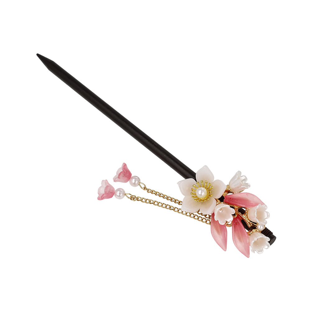 Flower Cluster Kanzashi Hair Stick