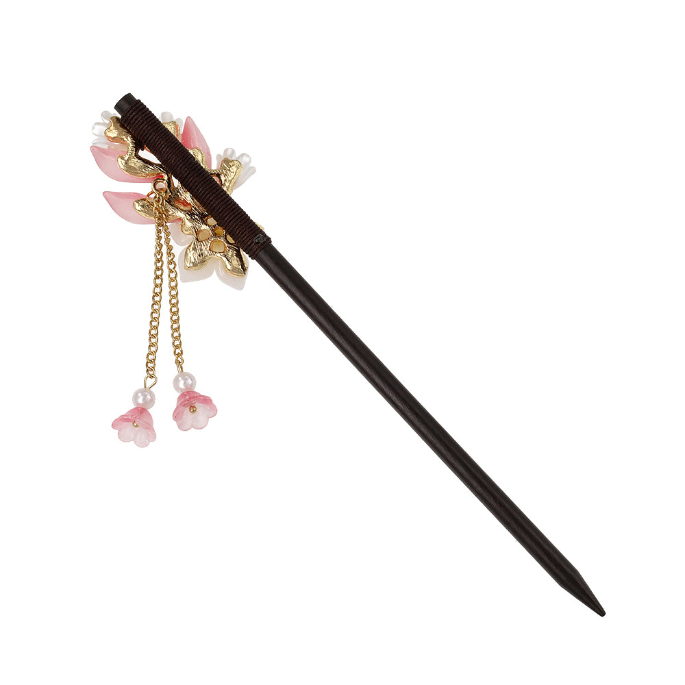Flower Cluster Kanzashi Hair Stick