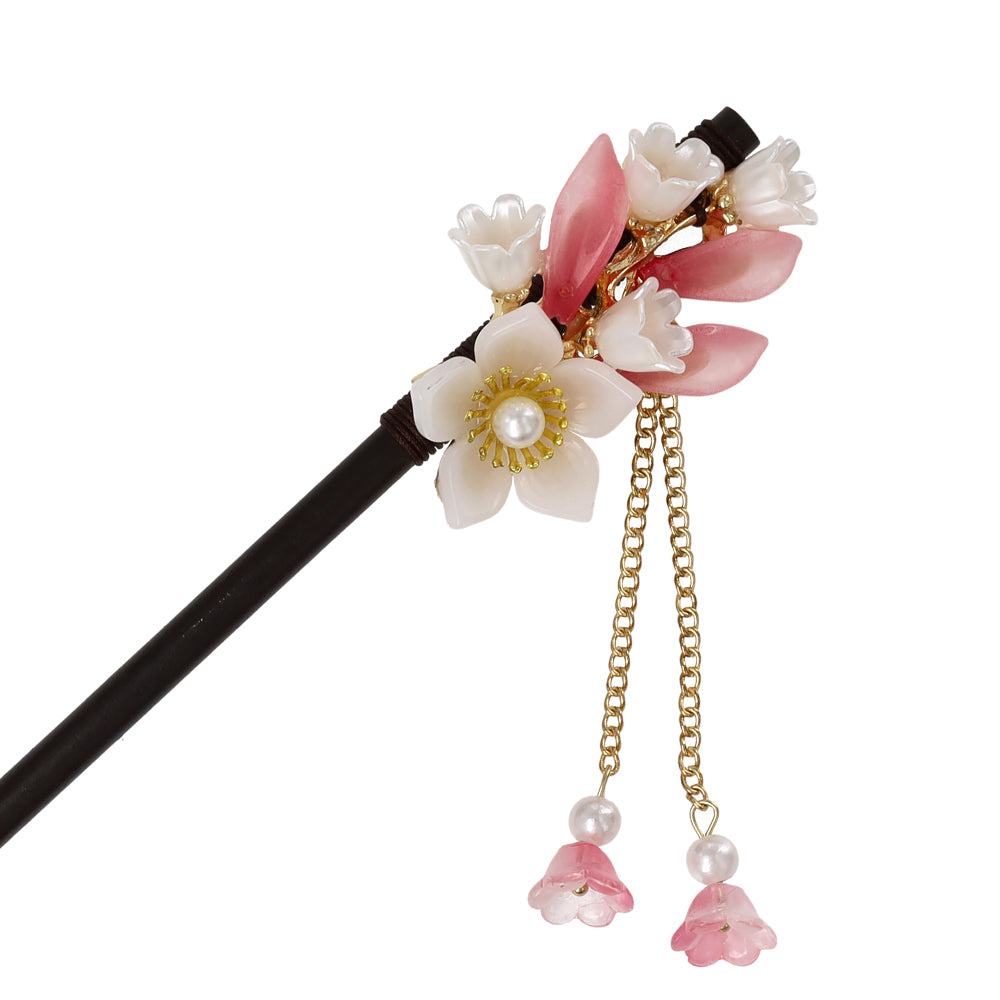 Flower Cluster Kanzashi Hair Stick