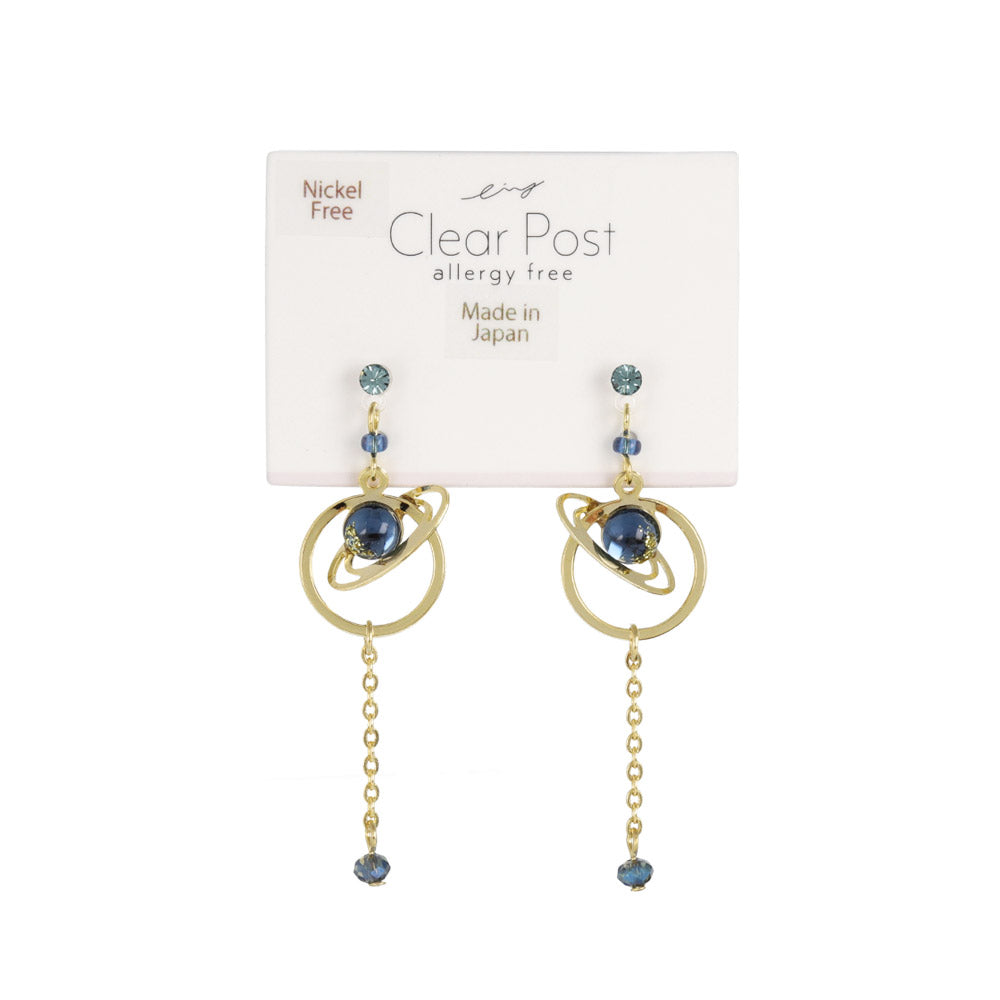 Planetary Orbit Drop Plastic Earrings