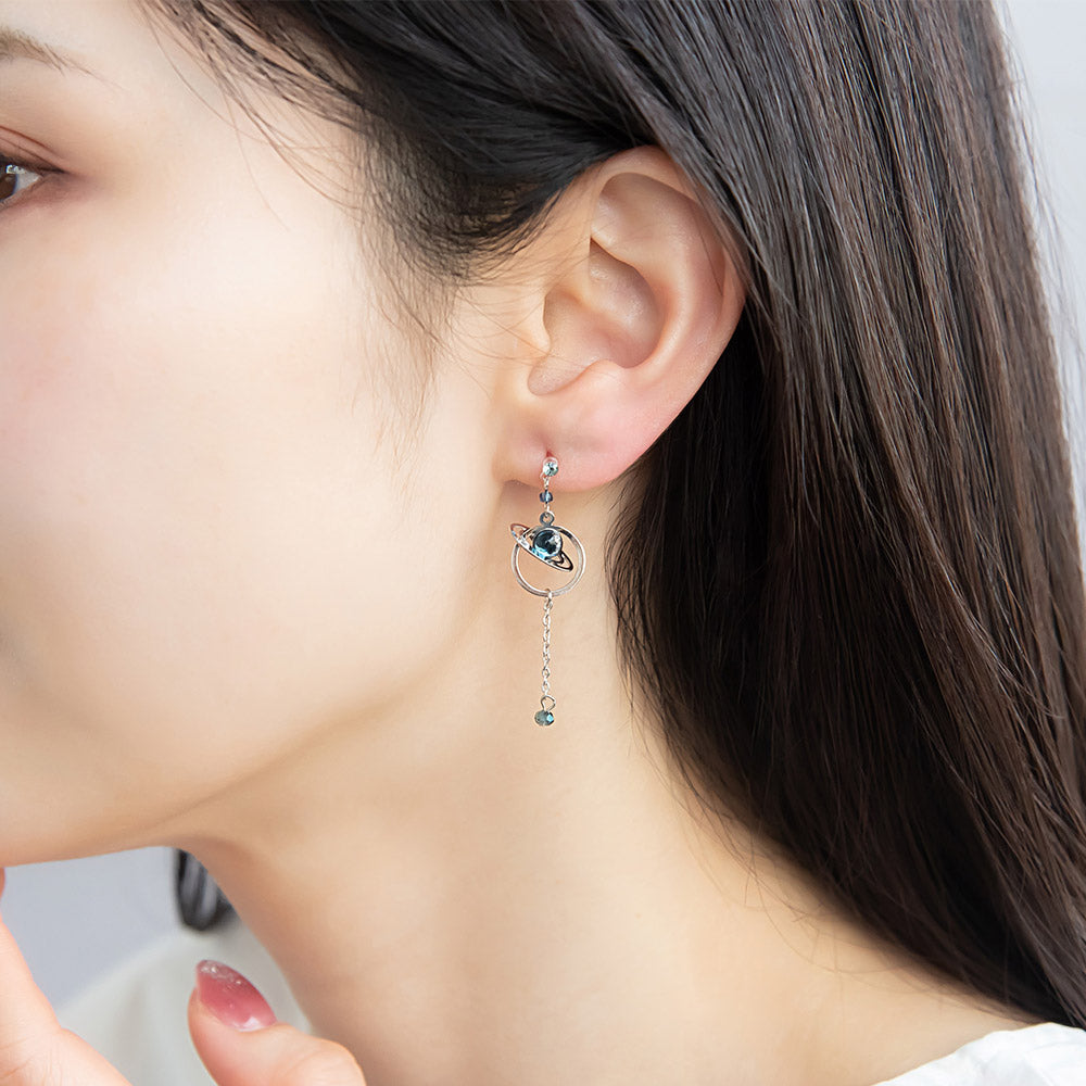 Planetary Orbit Drop Plastic Earrings