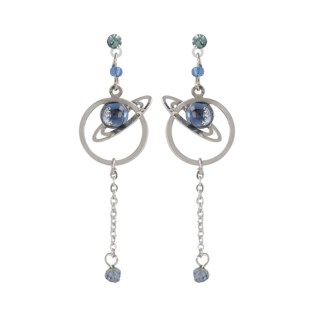 Planetary Orbit Drop Plastic Earrings