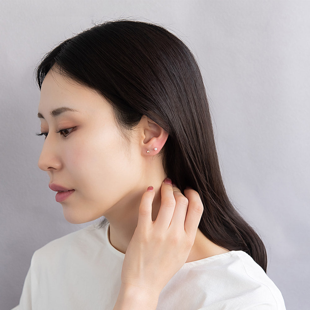 Clear Heart Plastic Earring Pack