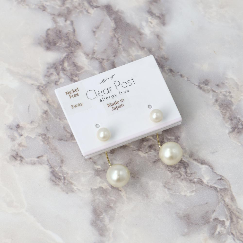 Pearl Jacket Earrings - osewaya