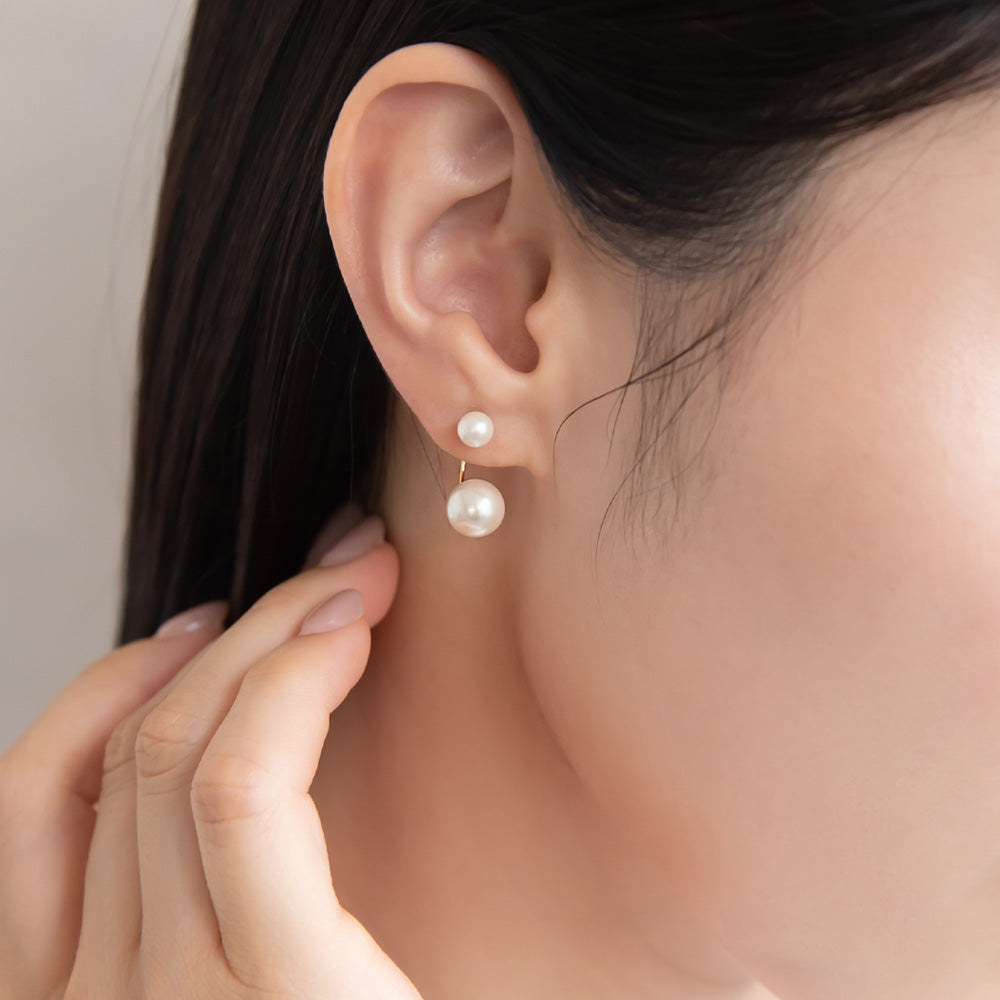 Pearl Jacket Earrings