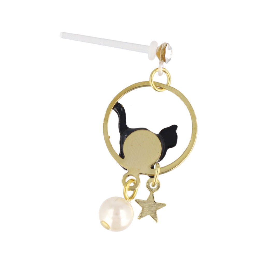 Celestial Cat Plastic Earrings