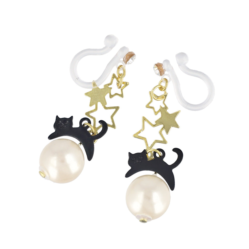 Starry Cat Invisible Clip Ons