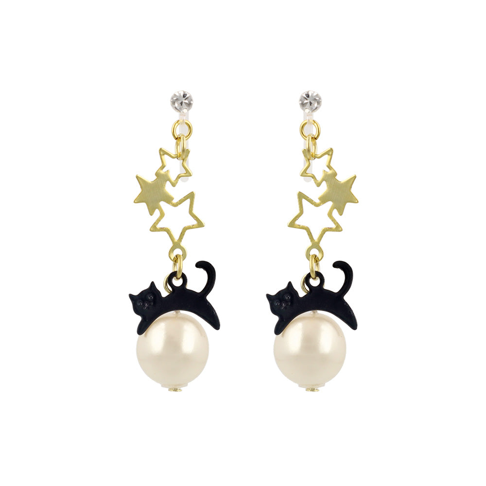 Starry Cat Invisible Clip Ons