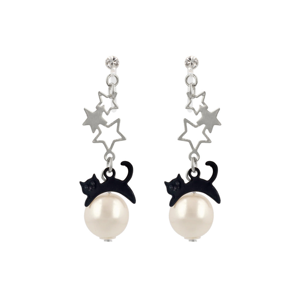 Starry Cat Invisible Clip Ons