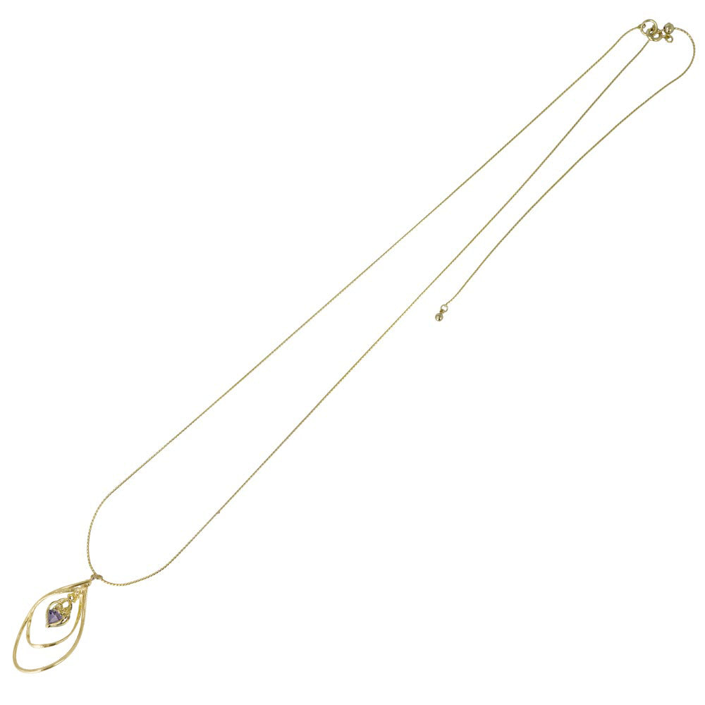 Twist Heart Cage Slider Necklace