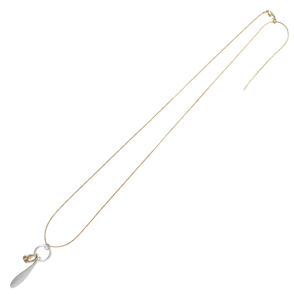 Molten Bead Slider Necklace