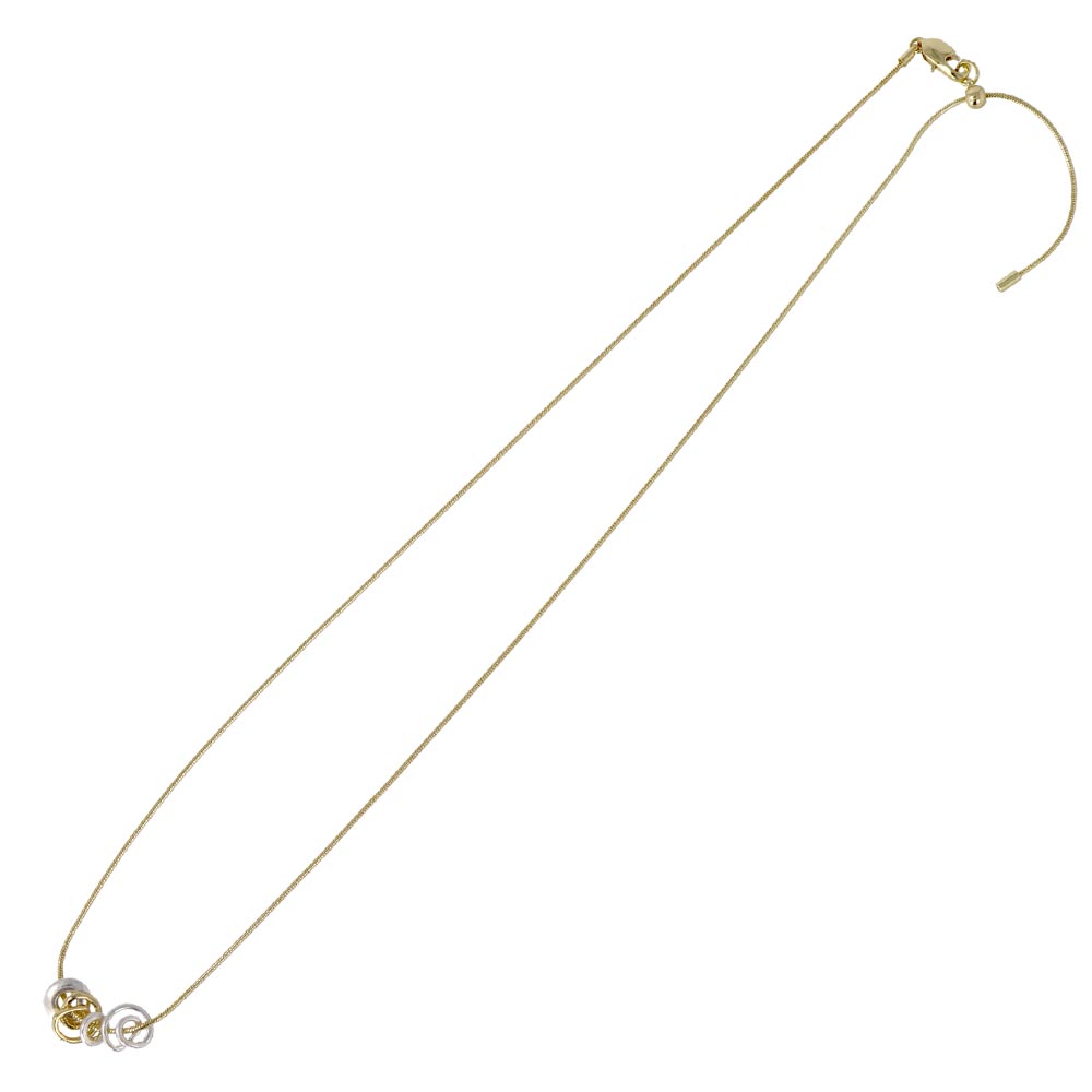 Swirl Bead Slider Necklace