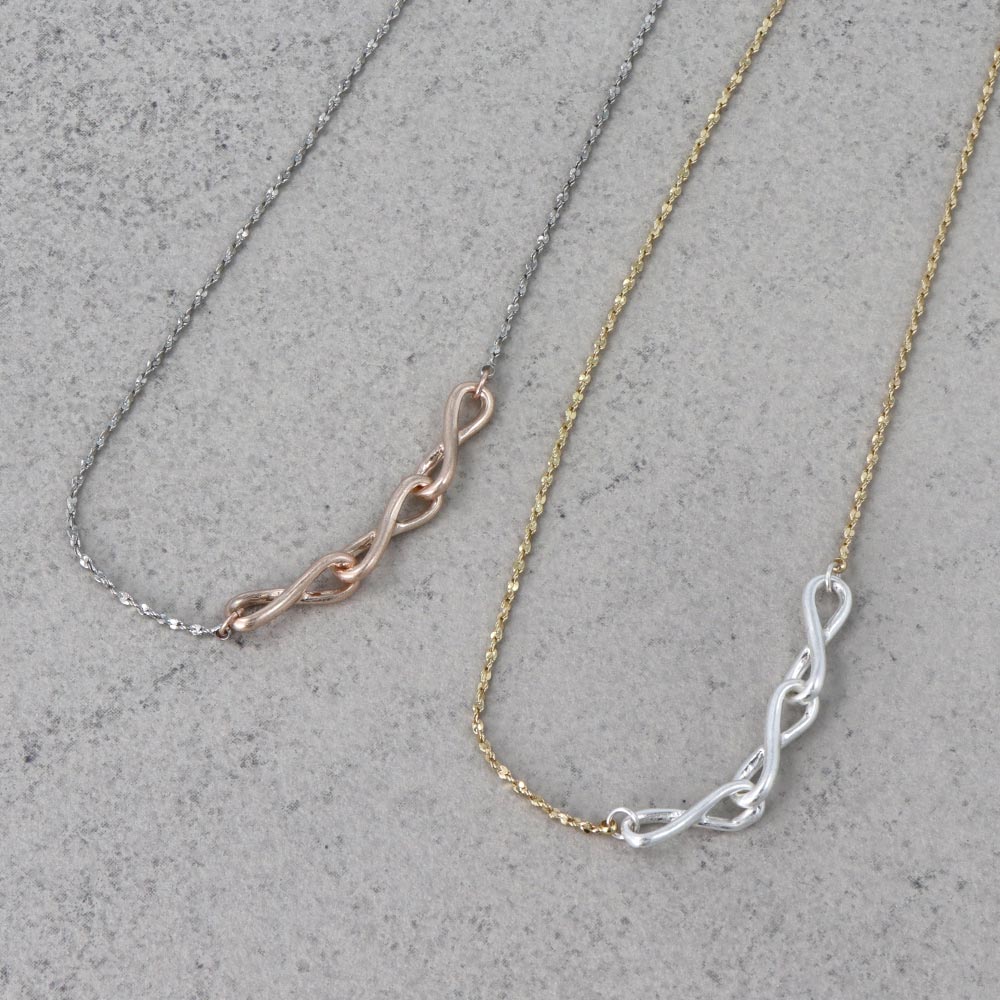 Infinity Link Slider Necklace