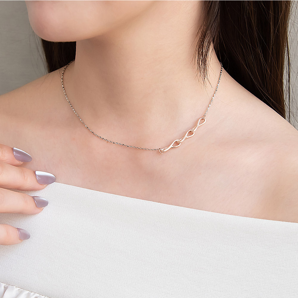 Infinity Link Slider Necklace