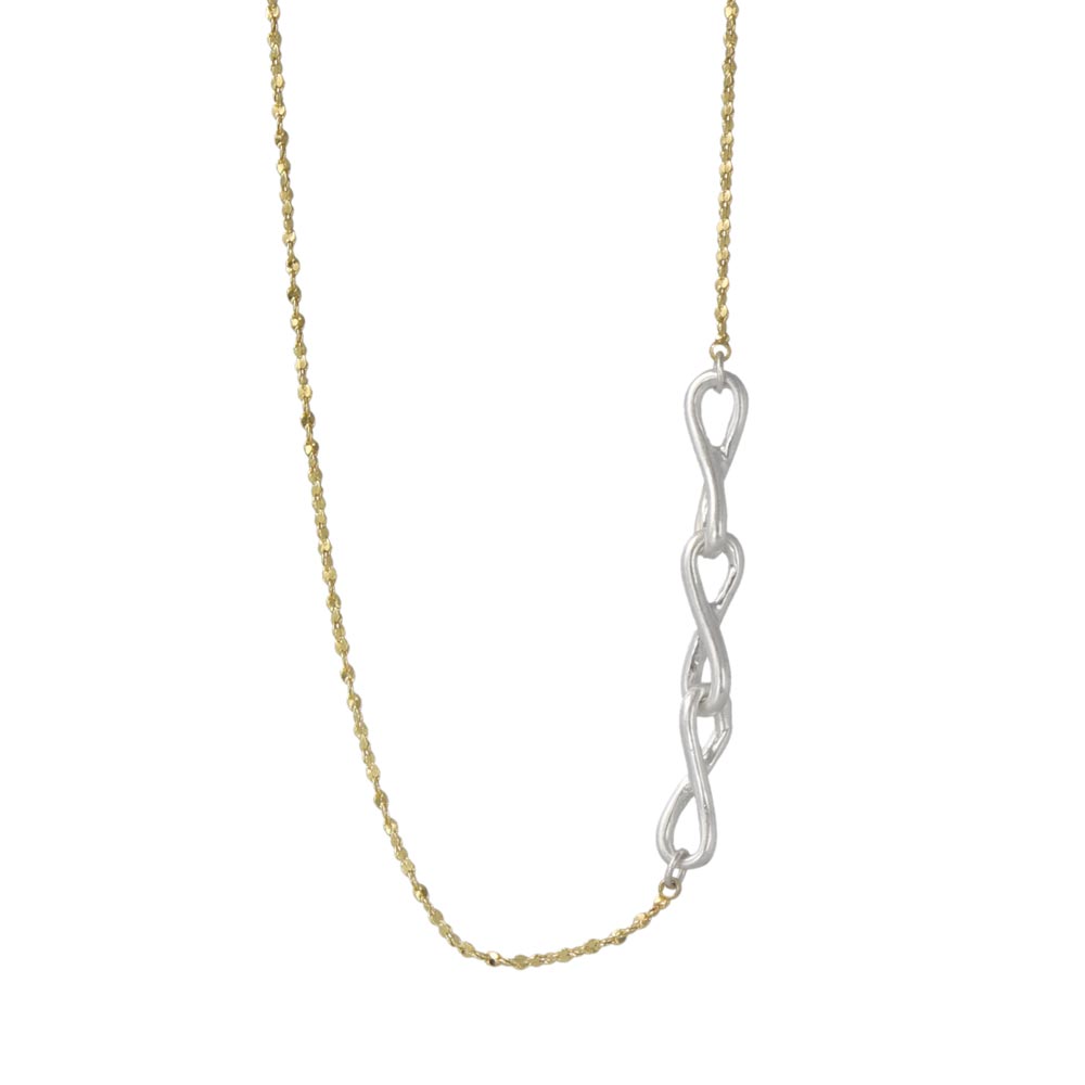 Infinity Link Slider Necklace