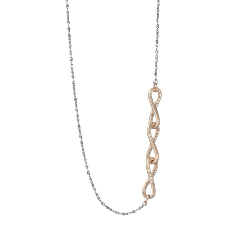 Infinity Link Slider Necklace